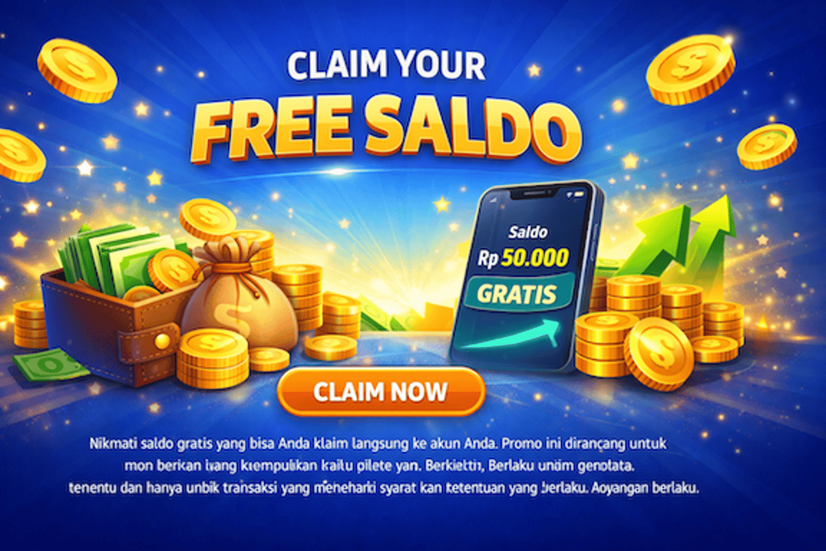 Promo Claim Your Free Saldo Today