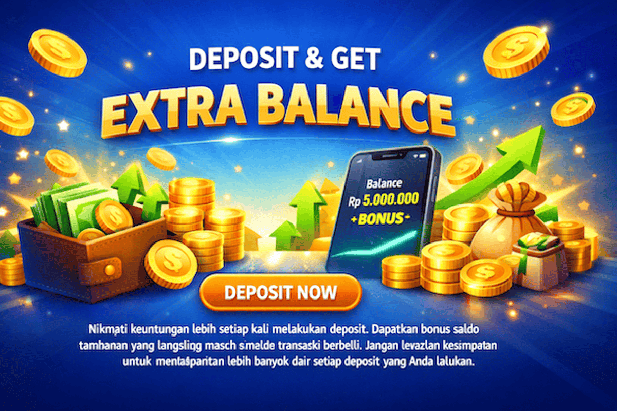 Promo Deposit & Get Extra Balance